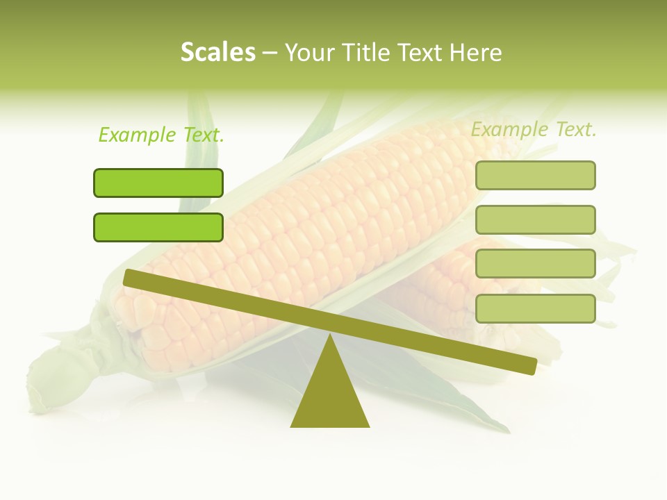 Background Fruit White PowerPoint Template