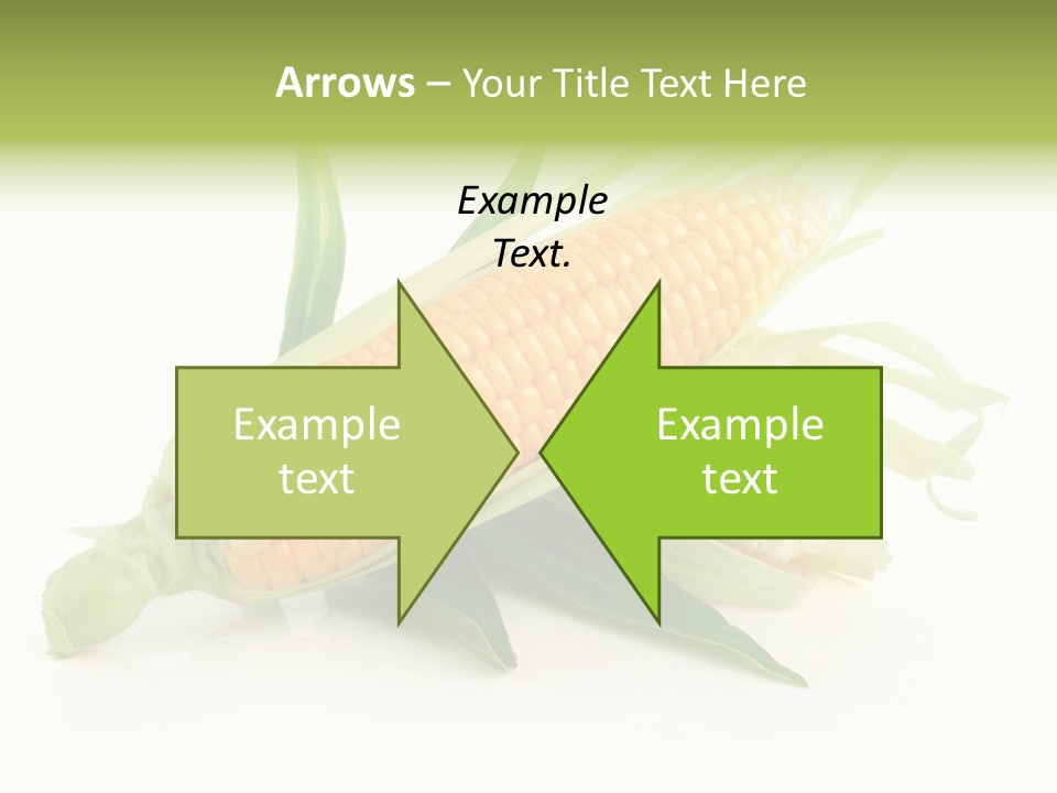 Background Fruit White PowerPoint Template