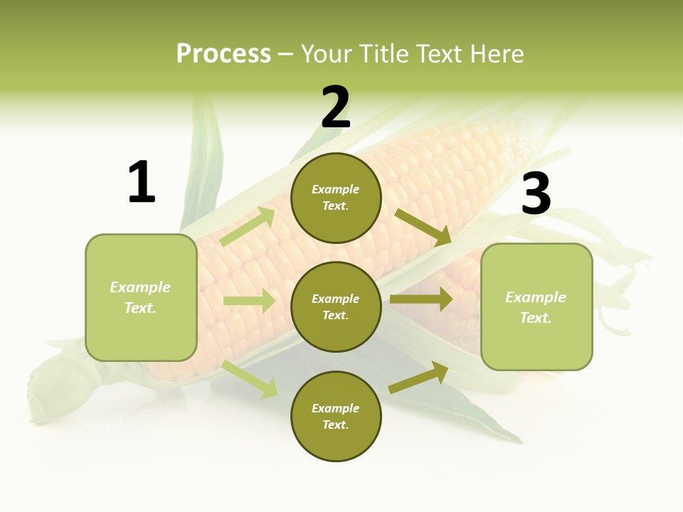 Background Fruit White PowerPoint Template