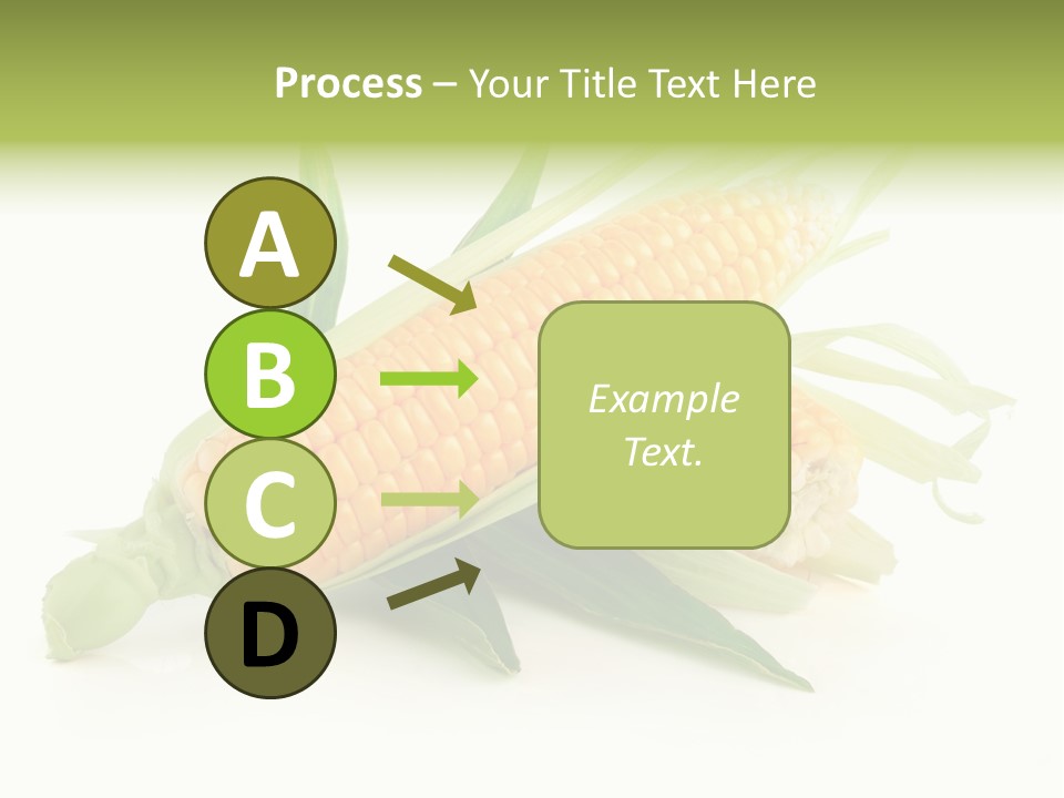 Background Fruit White PowerPoint Template