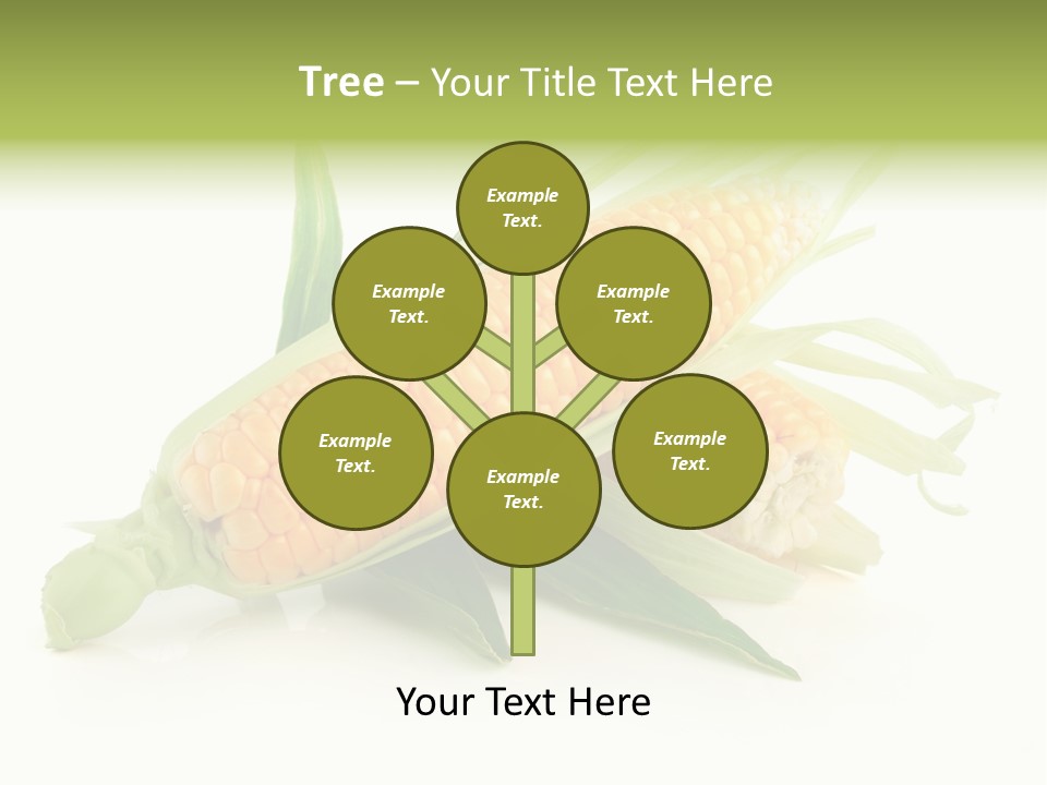 Background Fruit White PowerPoint Template