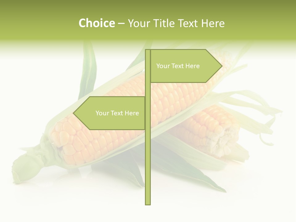 Background Fruit White PowerPoint Template