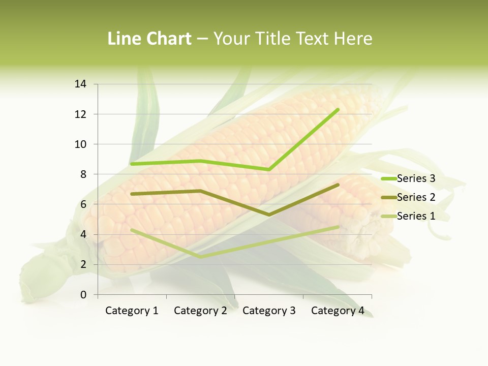 Background Fruit White PowerPoint Template