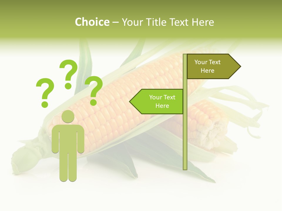 Background Fruit White PowerPoint Template