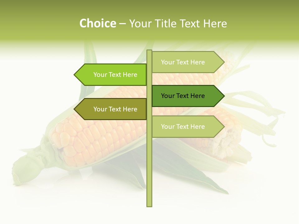 Background Fruit White PowerPoint Template