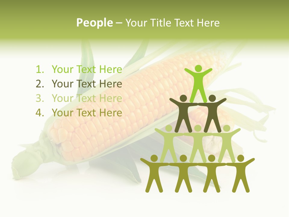 Background Fruit White PowerPoint Template