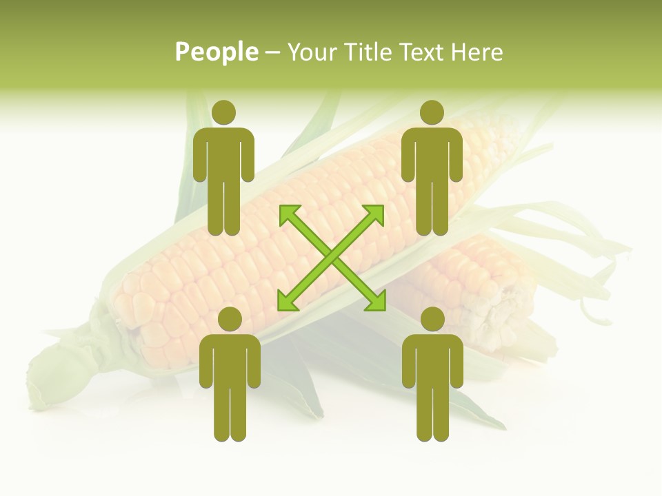 Background Fruit White PowerPoint Template