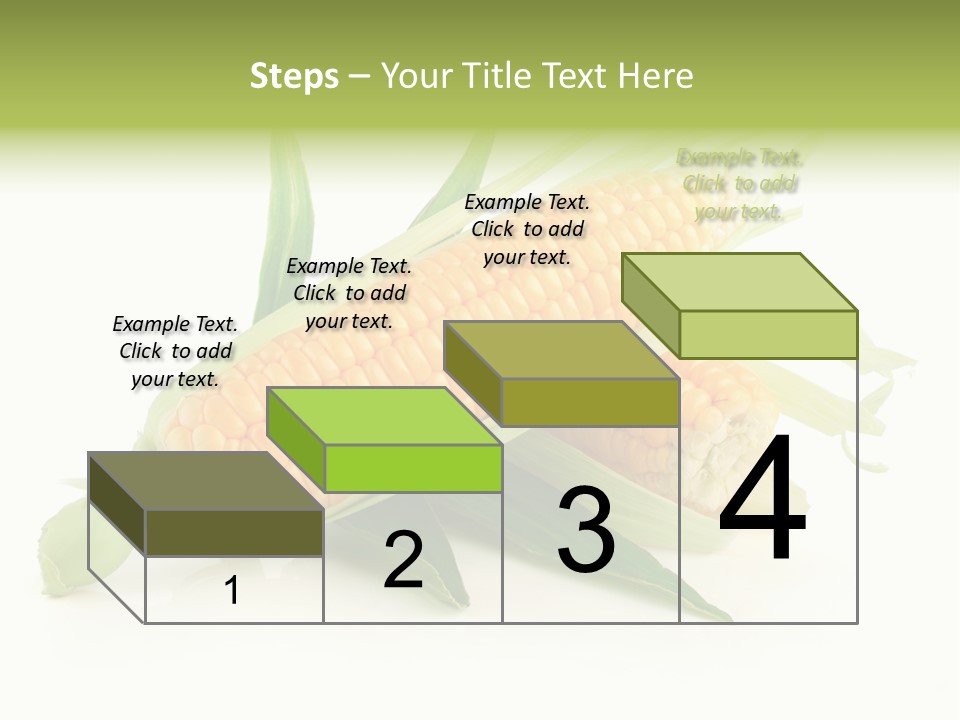 Background Fruit White PowerPoint Template