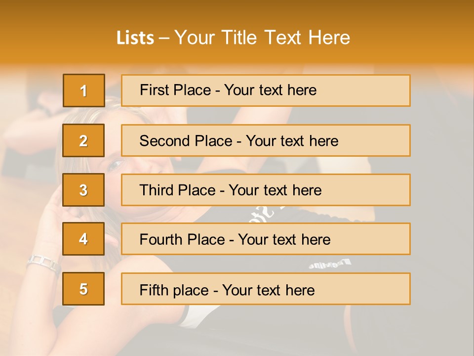 Quality Girls Power PowerPoint Template