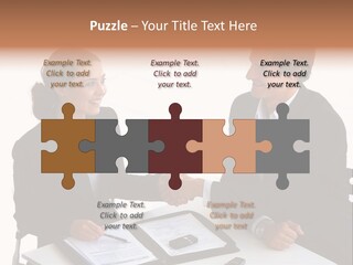 Friendship Shake Man PowerPoint Template