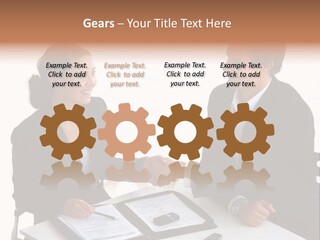 Friendship Shake Man PowerPoint Template