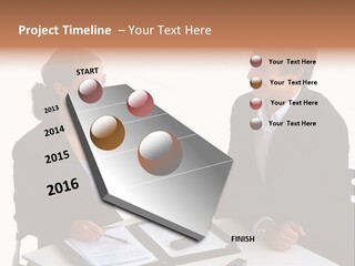 Friendship Shake Man PowerPoint Template