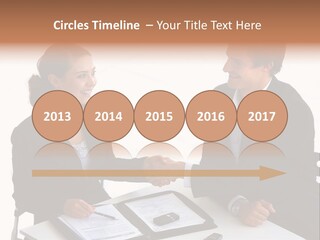 Friendship Shake Man PowerPoint Template