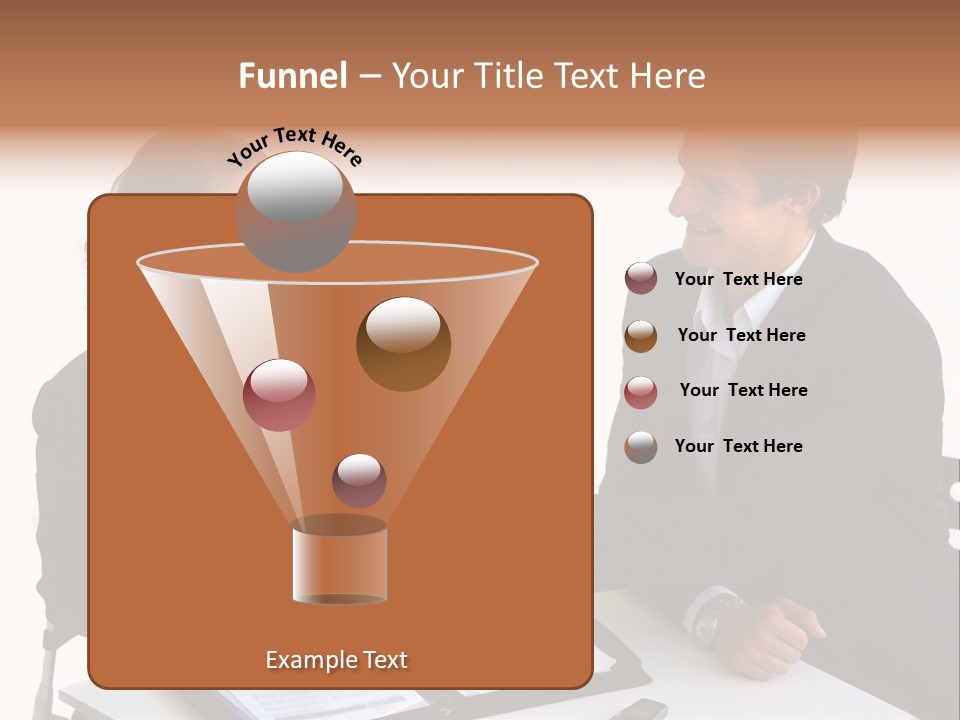 Friendship Shake Man PowerPoint Template
