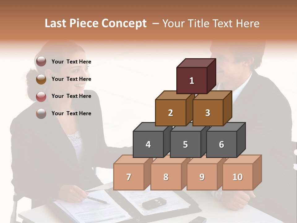 Friendship Shake Man PowerPoint Template