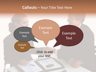 Friendship Shake Man PowerPoint Template