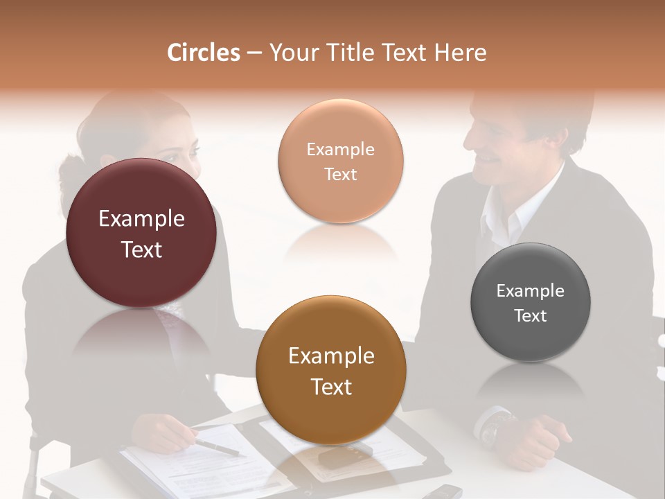 Friendship Shake Man PowerPoint Template