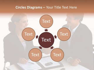 Friendship Shake Man PowerPoint Template
