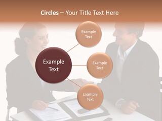 Friendship Shake Man PowerPoint Template
