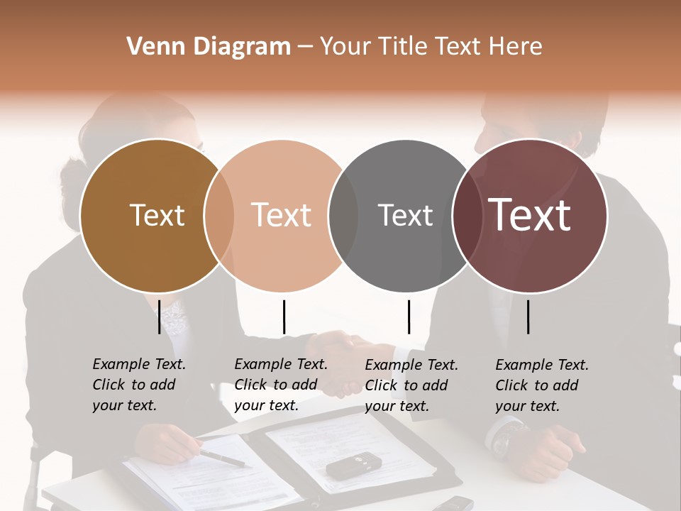 Friendship Shake Man PowerPoint Template
