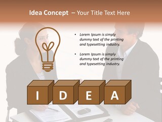 Friendship Shake Man PowerPoint Template