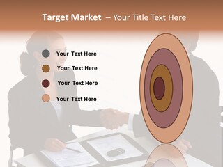 Friendship Shake Man PowerPoint Template