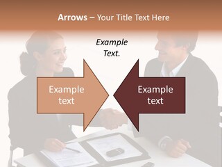 Friendship Shake Man PowerPoint Template
