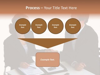 Friendship Shake Man PowerPoint Template