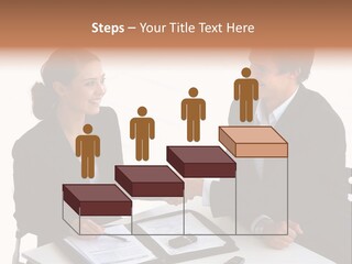 Friendship Shake Man PowerPoint Template