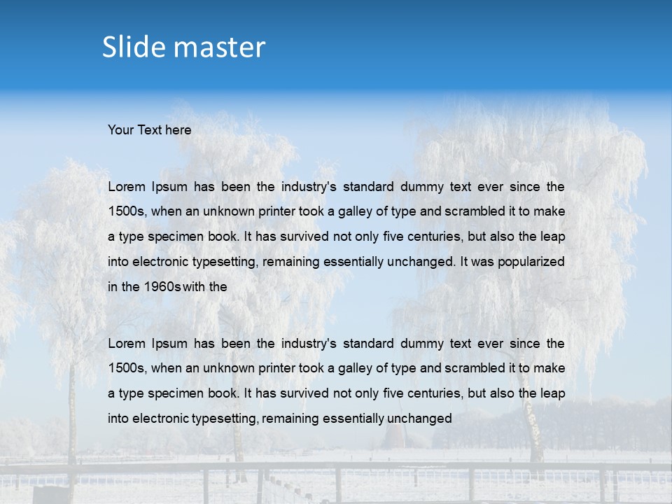 Dreamy Scene Season PowerPoint Template