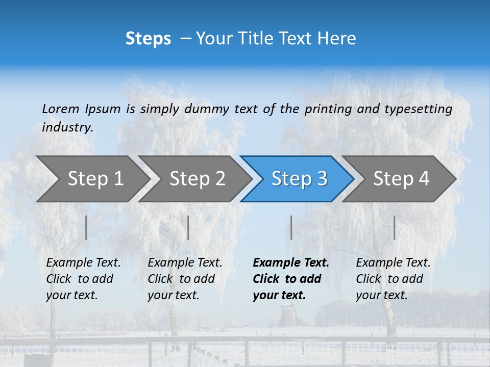 Dreamy Scene Season PowerPoint Template