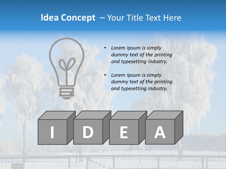 Dreamy Scene Season PowerPoint Template