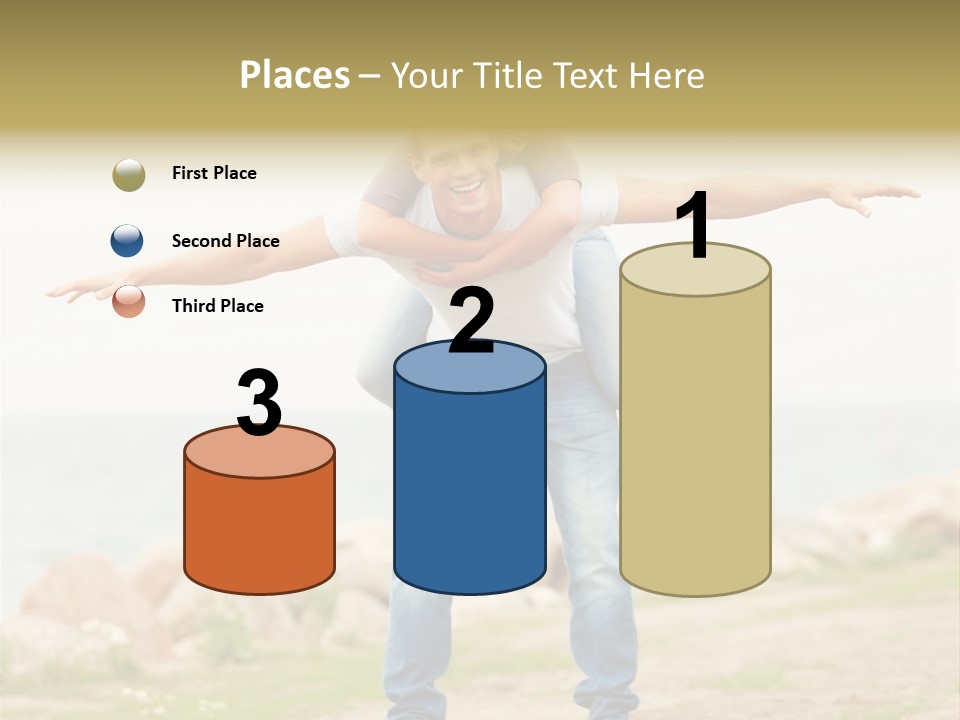 Park Frosty Scene PowerPoint Template