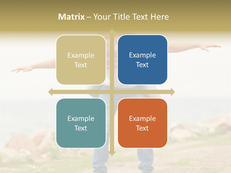 Park Frosty Scene PowerPoint Template