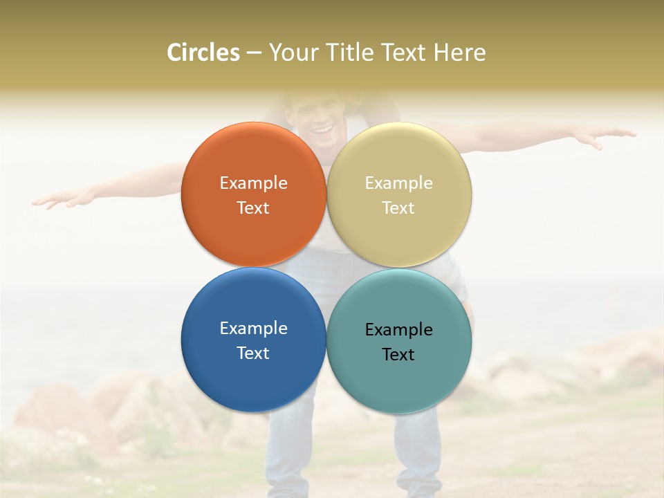 Park Frosty Scene PowerPoint Template