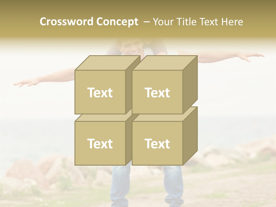 Park Frosty Scene PowerPoint Template