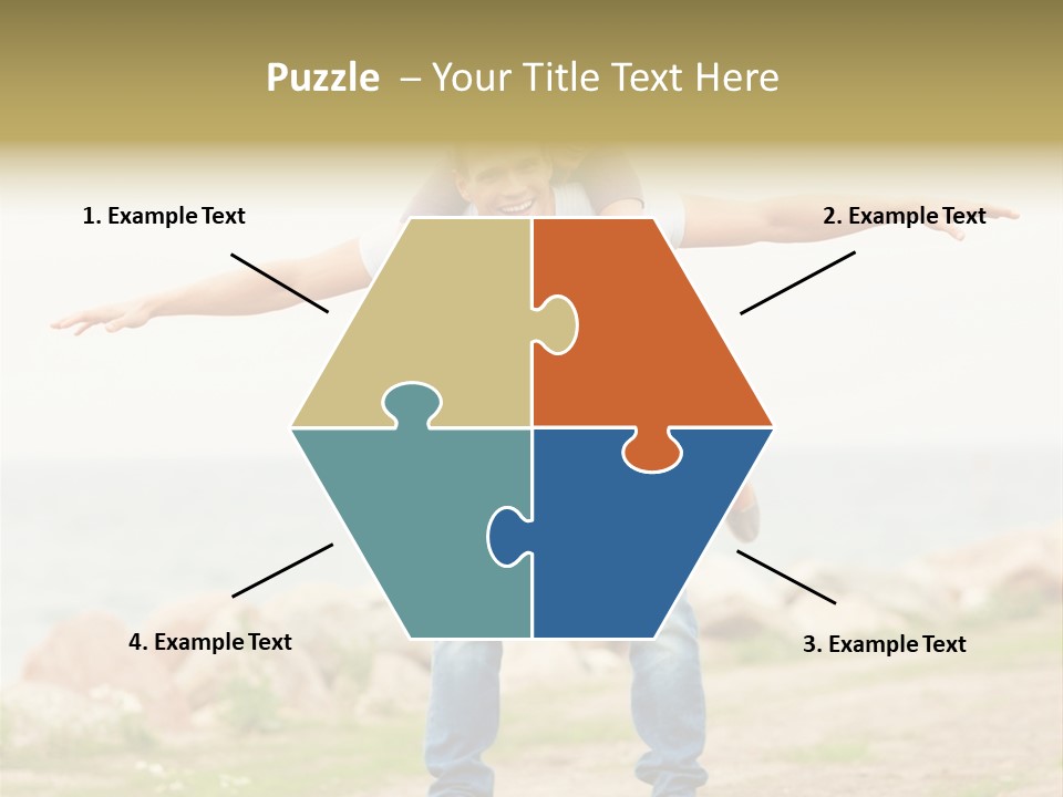 Park Frosty Scene PowerPoint Template