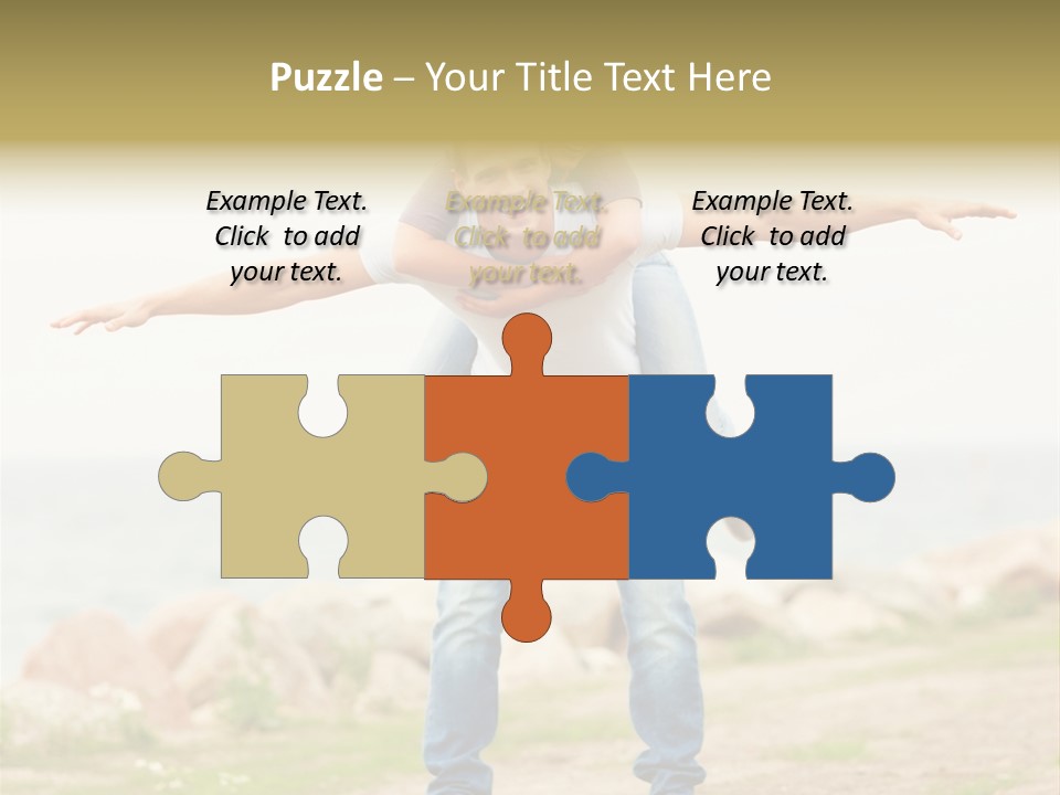 Park Frosty Scene PowerPoint Template