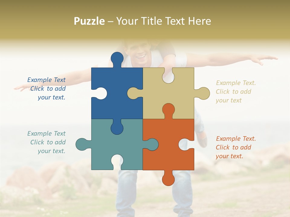 Park Frosty Scene PowerPoint Template