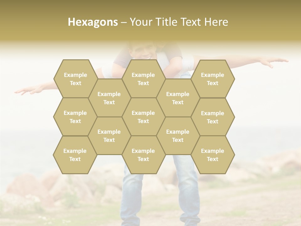 Park Frosty Scene PowerPoint Template