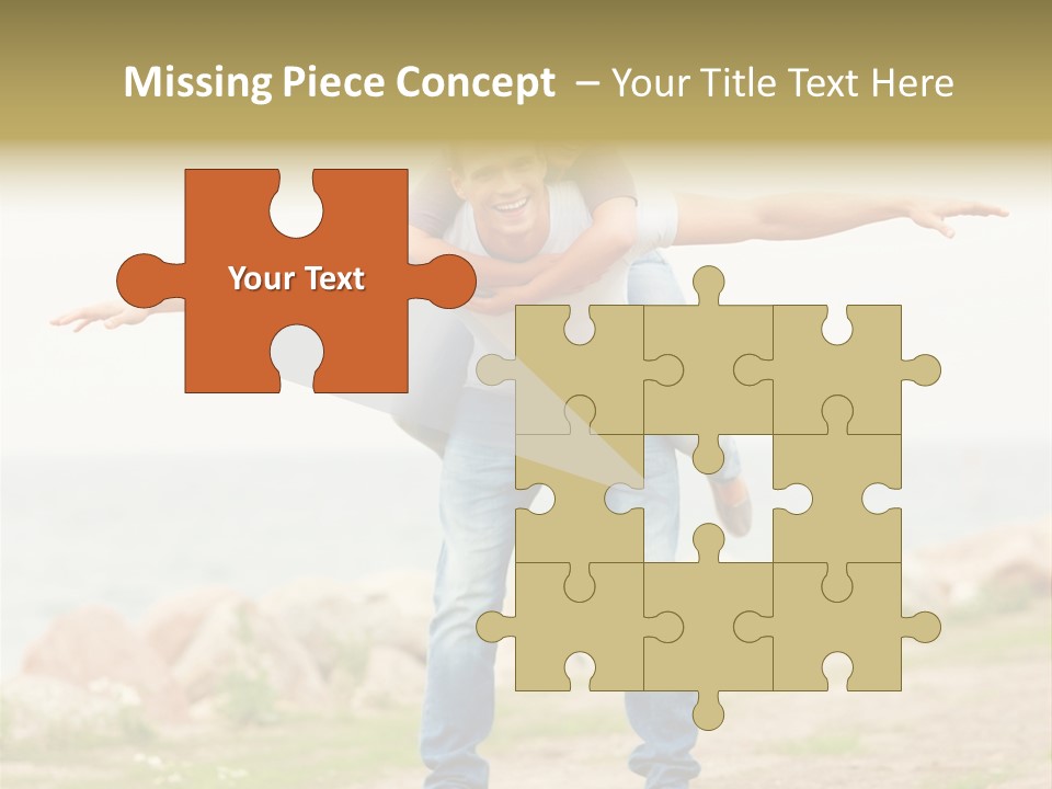 Park Frosty Scene PowerPoint Template