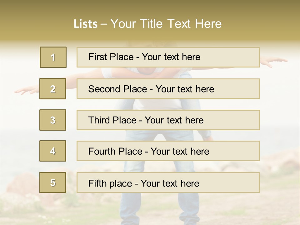 Park Frosty Scene PowerPoint Template