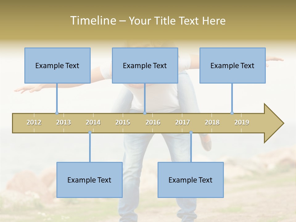 Park Frosty Scene PowerPoint Template