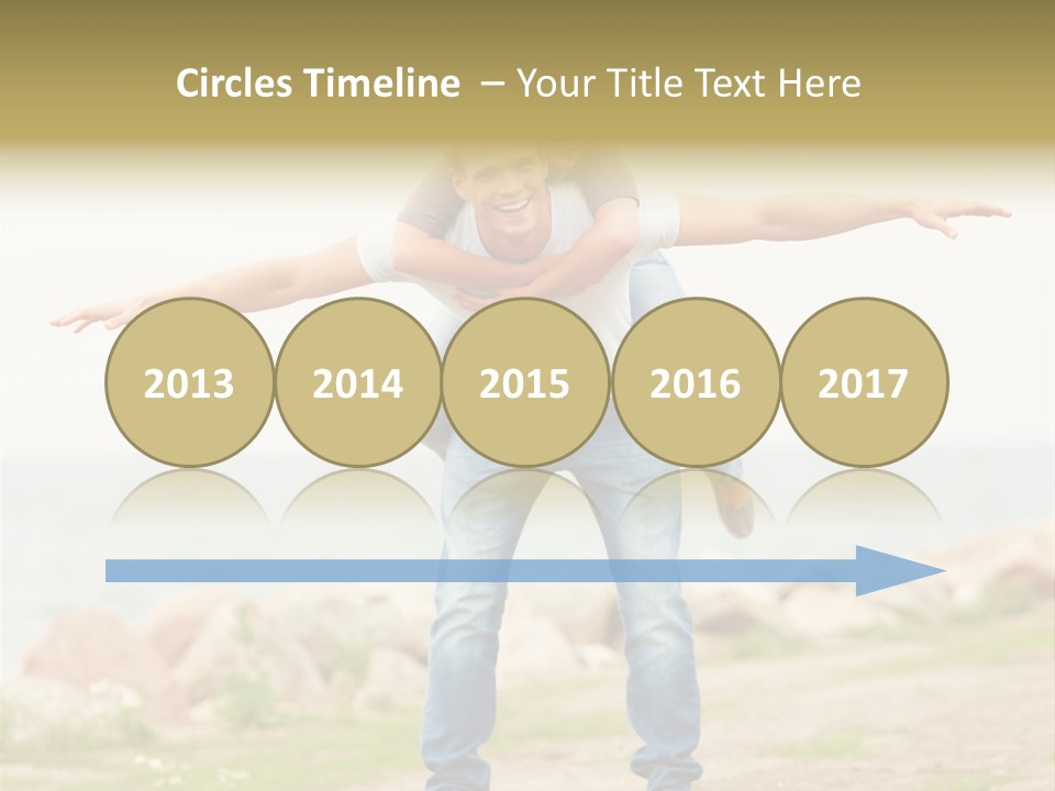 Park Frosty Scene PowerPoint Template