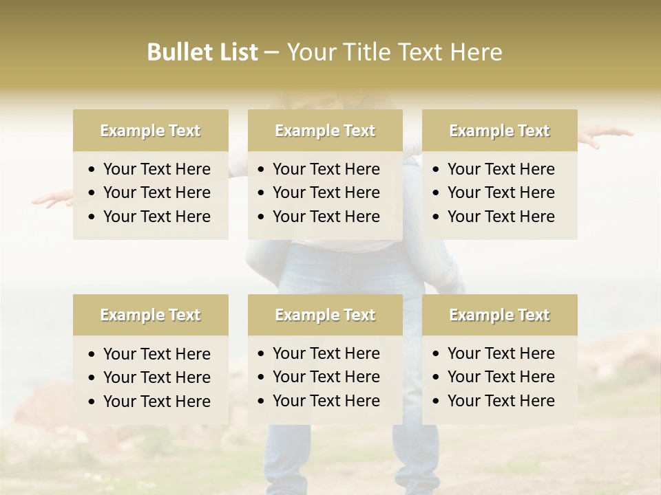 Park Frosty Scene PowerPoint Template