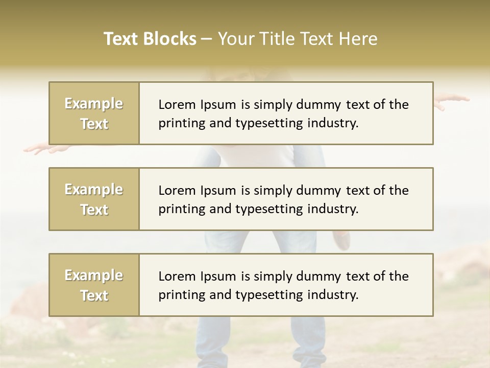 Park Frosty Scene PowerPoint Template