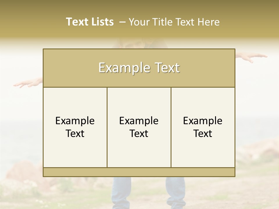 Park Frosty Scene PowerPoint Template