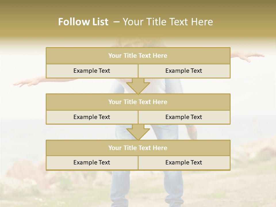 Park Frosty Scene PowerPoint Template