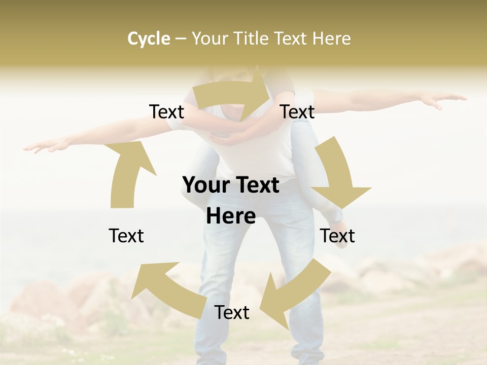 Park Frosty Scene PowerPoint Template