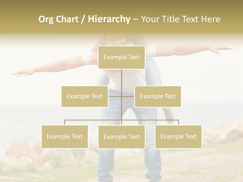 Park Frosty Scene PowerPoint Template